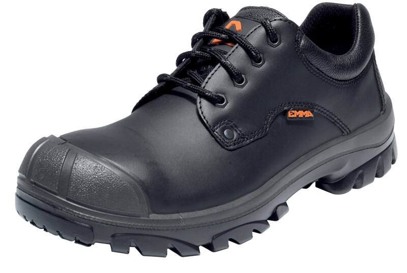 EMMA Laag Veiligheidsschoenen Leer, staal Zwart 45 2 Stuks
