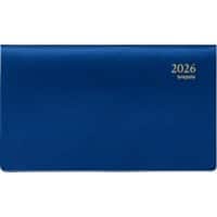 Brepols Omniplan Genova Zakagenda 2026 1 Week per 2 pagina's Duits, Engels, Frans, Italiaans, Nederlands, Spaans Blauw 0,738,2058,06,2,0
