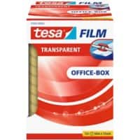 tesafilm Plakband Office Box 12 mm x 66 m Transparant 12 Rollen