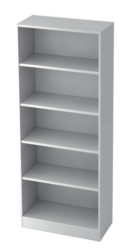 Hammerbacher Hout Boekenkast 4 Planken 800 x 400 x 2.004 mm Wit