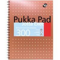 Pukka Pad Schrijfblok Metallic Executive A4 Gelinieerd Spiraalgebonden Karton Koper Geperforeerd 300 Pagina's 150 Vellen 3 Stuks