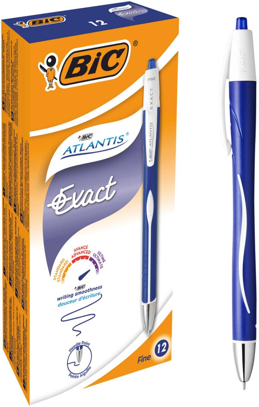 BIC Atlantis Balpen Blauw 12 Stuks