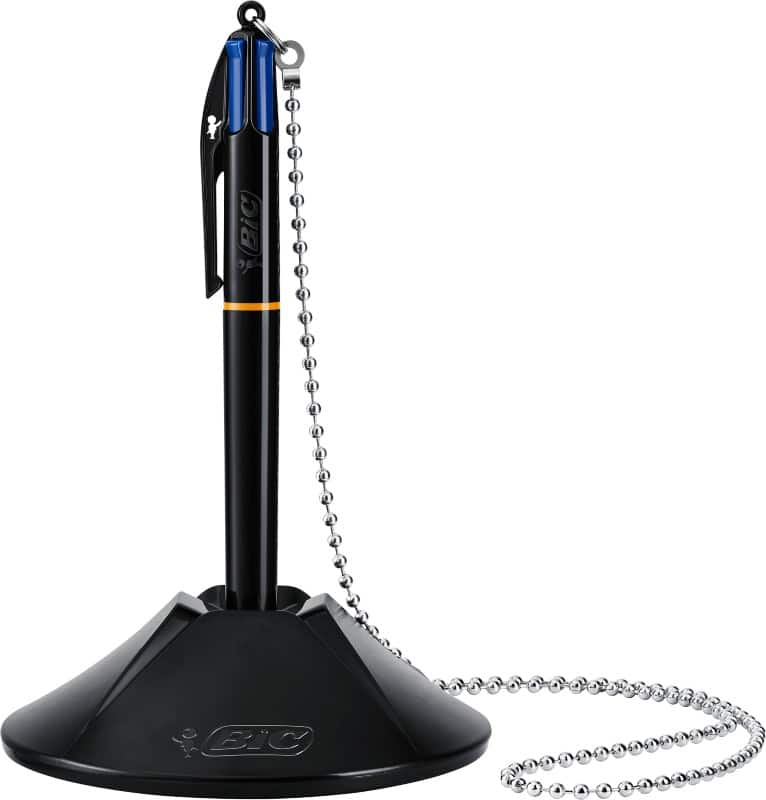 BIC 4 Colours Intrekbaar Baliepen Blauw 0,4 mm Medium Balpen Navulbaar