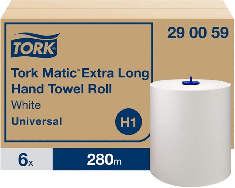 Tork Matic Universal  Handdoekrol H1 Zonder vouw Wit 1-laags 280 m 290059 6 Rollen à 280 m