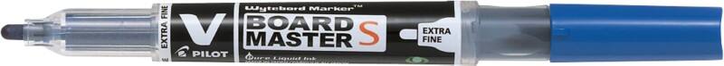 Pilot V-Board Master S Niet-permanent Whiteboard-marker Blauw Extra Fijn Ronde punt - 1,3 mm 80% Gerecycled
