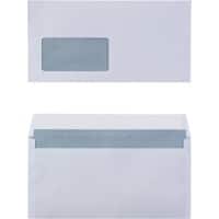Viking enveloppen met venster DL 220 (B) x 110 (H) mm kleefstrip wit 80 g/m² 1000 stuks