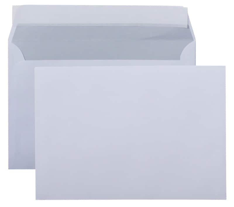Viking enveloppen zonder venster ea5 220 (b) x 156 (h) mm kleefstrip wit 80 g/mâ² 500 stuks