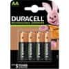 Duracell Batterij Rechargeable AA 2500 mAh Nikkel-metaalhydride (NiMH) 1.2 V 4 Stuks