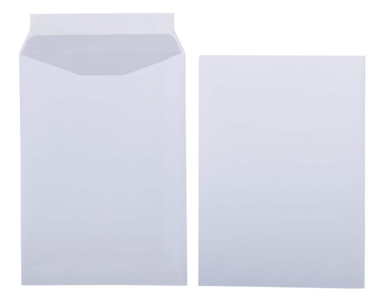 Office Depot Enveloppen C5 100 g/m² Wit Zonder Venster Kleefstrip Offset papier 500 Stuks