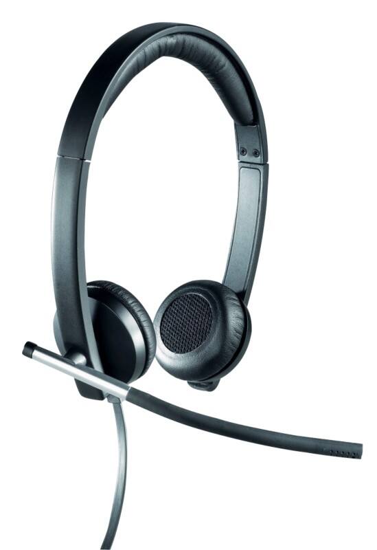 Logitech H650E Bedraad Headset Over het hoofd Noise-cancelling microfoon Stereo Zwart