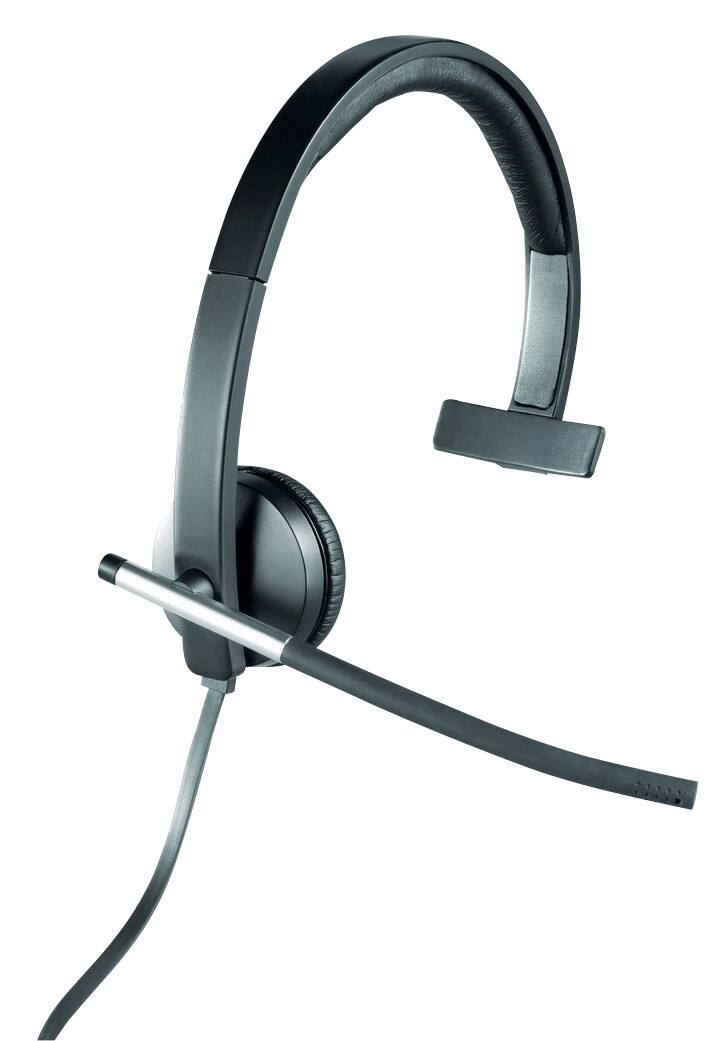 Logitech Headset H650E Mono Bedraad Over het hoofd Ja Zwart
