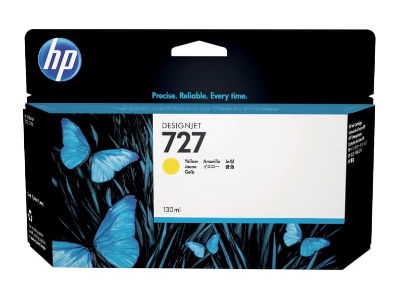HP 727 originele inktcartridge B3P21A geel