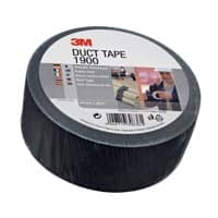 3M Economy Duct Tape 1900 Zwart 50 mm x 50 m