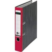 Leitz 180° Smal Ordner A4 52 mm Rood 2 Ringen 1050 Wolkenmarmer Staand Gerecycled