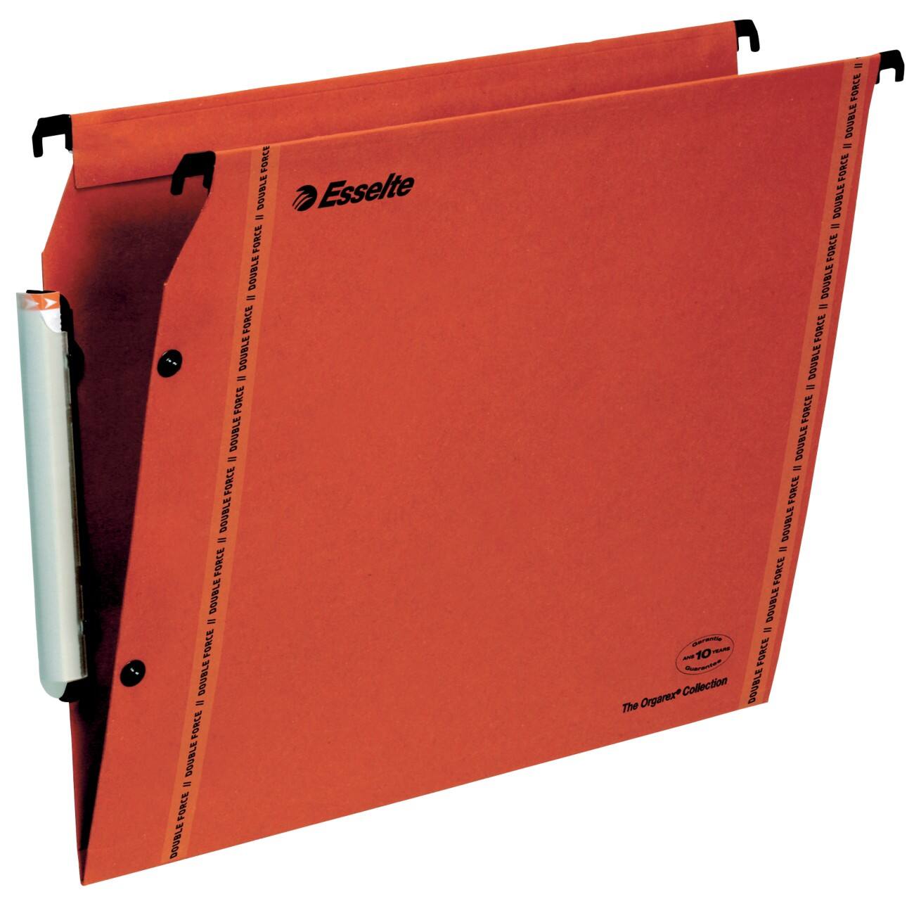 Esselte Hangmappen Orgarex Premium L.M.G. A4 Oranje Karton Lateraal 33 x 27,5 cm 25 Stuks