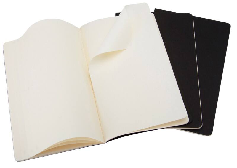 Moleskine Notitieblok Speciaal Blanco Niet geperforeerd 80 Pagina's 3 Stuks