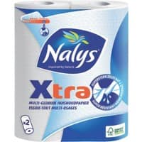 Nalys Keukenrol Xtra 2-laags 2 Rollen à 44 Vellen