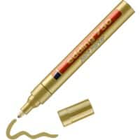 edding 750 Permanent Lakmarker Goud Medium Ronde punt 2 - 4 mm  Waterbestendig