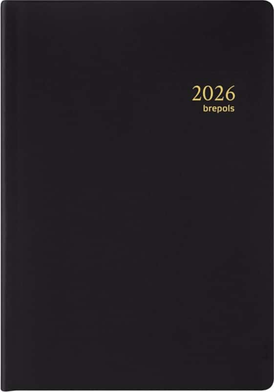 Brepols Armada Seta Zakagenda 2026 1 Week per 2 pagina's Duits, Engels, Frans, Nederlands Zwart 0,931,2120,99,6,0