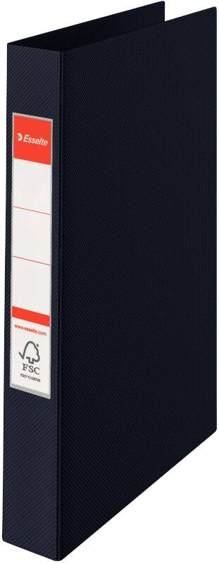 Esselte 25 mm Ringband Karton A4 23 Ringen Zwart