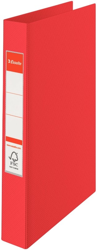 Esselte 25 mm Ringband Karton A4 23 Ringen Rood