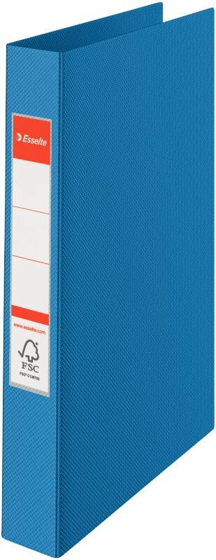 Esselte 25 mm Ringband Karton, PP (Polypropeen) A4 23 Ringen Blauw