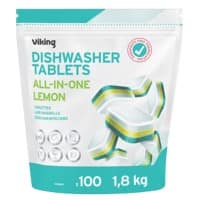Viking All In One Lemon Vaatwastablet Tabs 100 Stuks