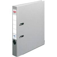 herlitz MaX. Nature plus Ordner A4 55 mm Grijs 2-rings Karton, kraftpapier Reliëf