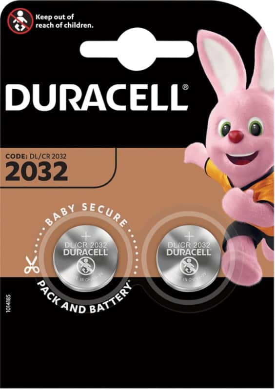 Duracell Knoopcelbatterij Specialty CR2032 220 mAh Lithium (Li) 3 V 2 Stuks