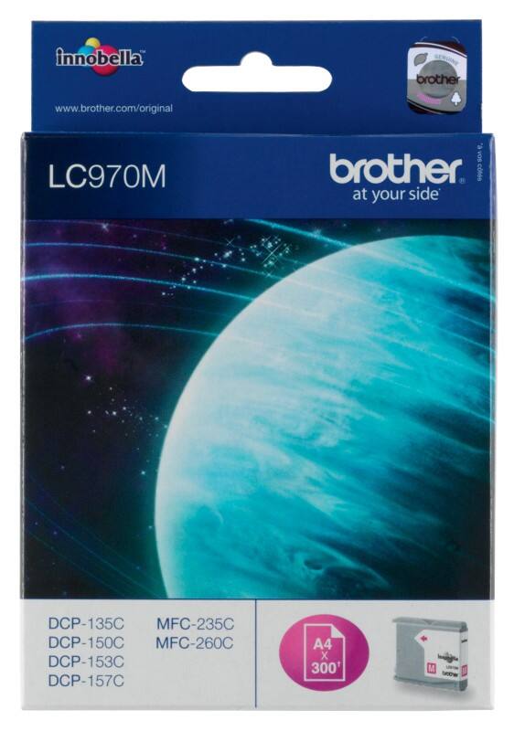 Brother LC970M Origineel Inktcartridge Magenta