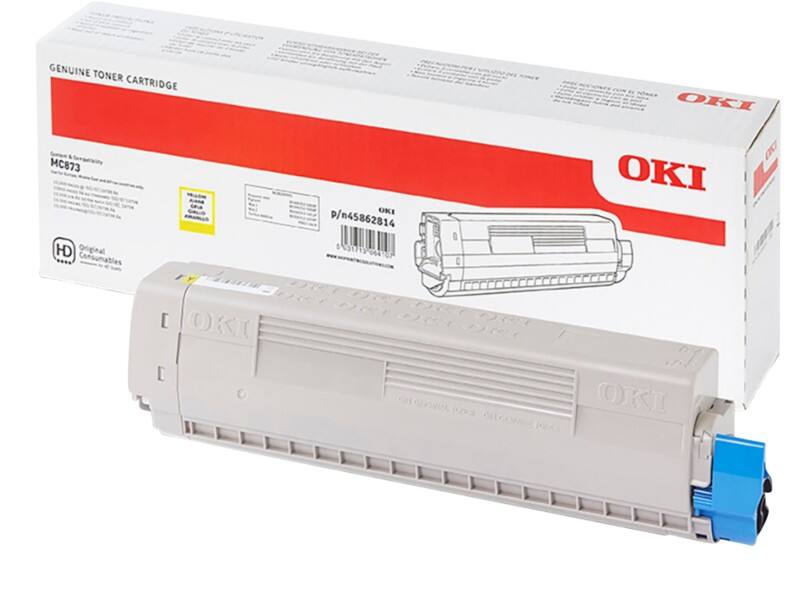 OKI Tonercartridge MC873 Geel