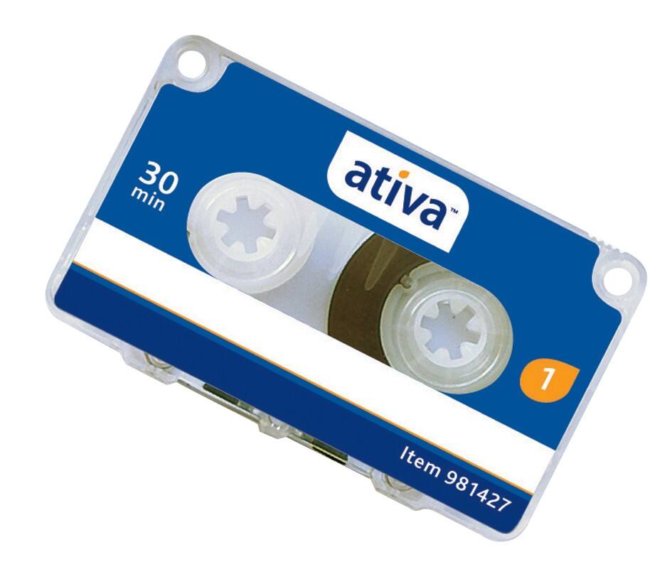Ativa Mini Cassetteband 981427 Blauw