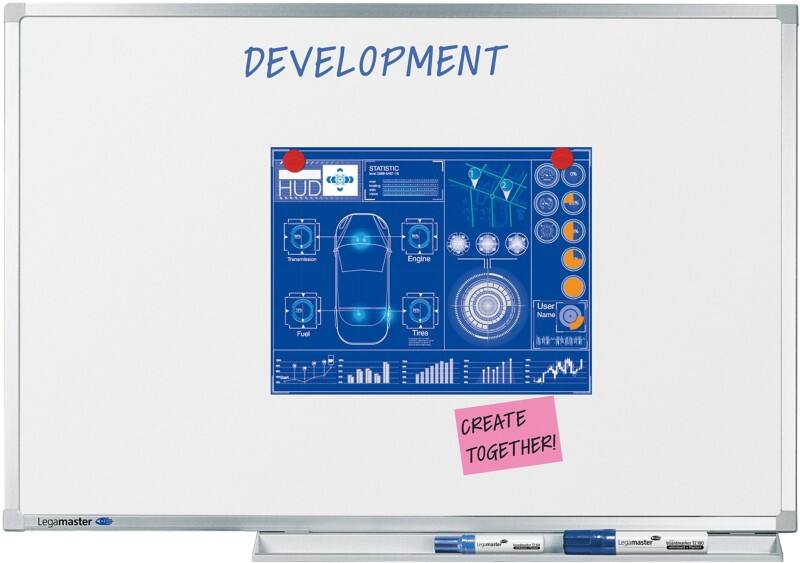 Legamaster Professional Whiteboard Wandmontage Magnetisch Email Enkel 180 (B) x 120 (H) cm