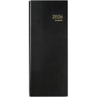 Brepols Saturnus Agenda 2026 1 Week per 2 pagina's Duits, Engels, Frans, Nederlands Zwart 0,131,1255,01,6,0
