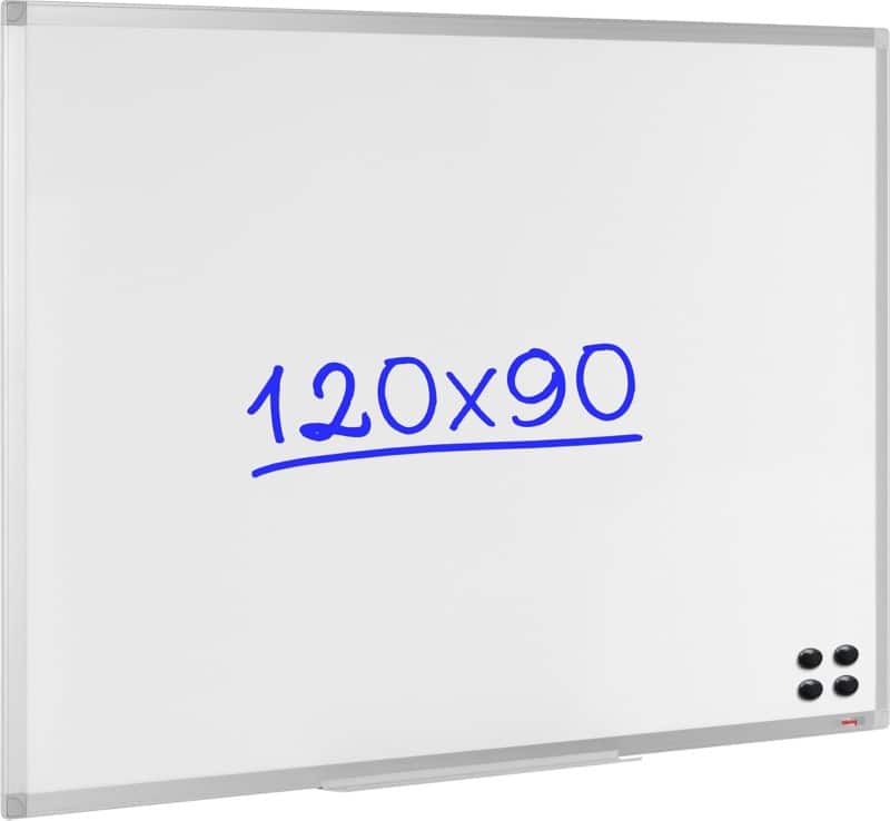 Viking Whiteboard Wandmontage Magnetisch Gelakt staal Enkelzijdig 120 (B) x 90 (H) cm