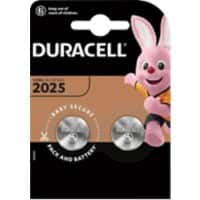 Duracell Knoopcelbatterij Specialty CR2025 Lithium (Li) 3 V 2 Stuks