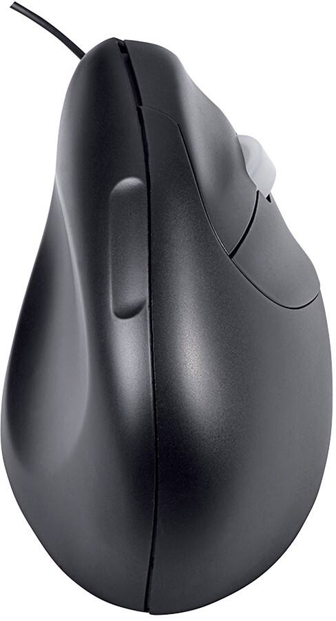 Ergonomique Bedrade Ergonomische Muis L470ETN Optisch voor Rechtshandige gebruikers met 1,8 m USB-A kabel Zwart