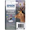 Epson T1306 Origineel Inktcartridge C13T13064012 Cyaan, geel en magenta Multipak  3 Stuks