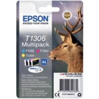 Epson T1306 Origineel Inktcartridge C13T13064012 Cyaan, geel en magenta Multipack 3 Stuks