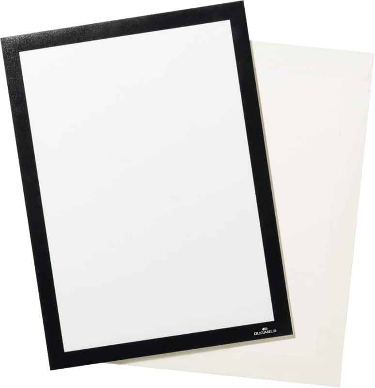 DURABLE DURAFRAME GRIP A4 Displayframe Zwart PVC 496801 23,4 (B) x 37,5 (D) x 32,6 (H) cm 4968 + 01