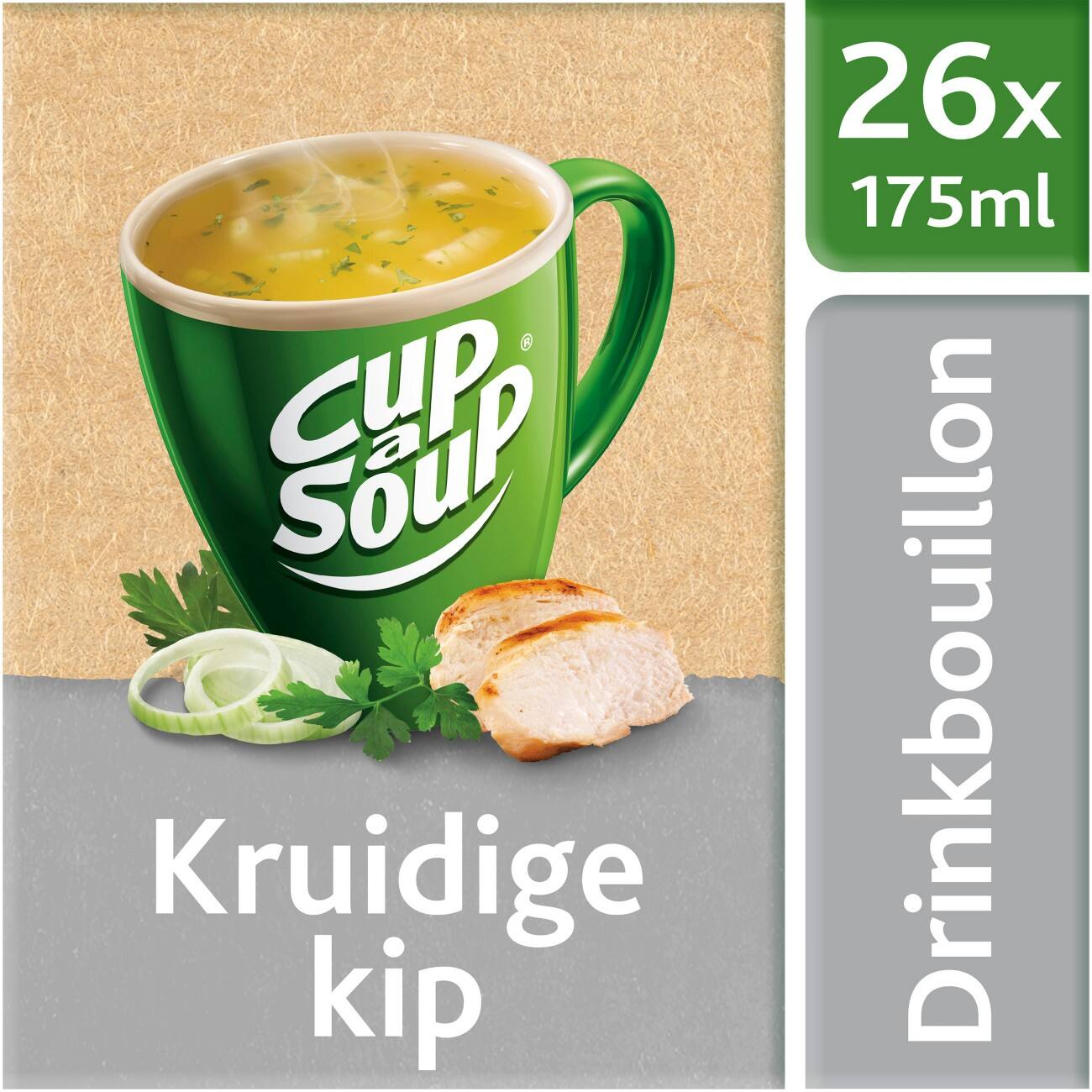 Cup-a-Soup Soep Kruidige kip 26 Stuks à 175 ml