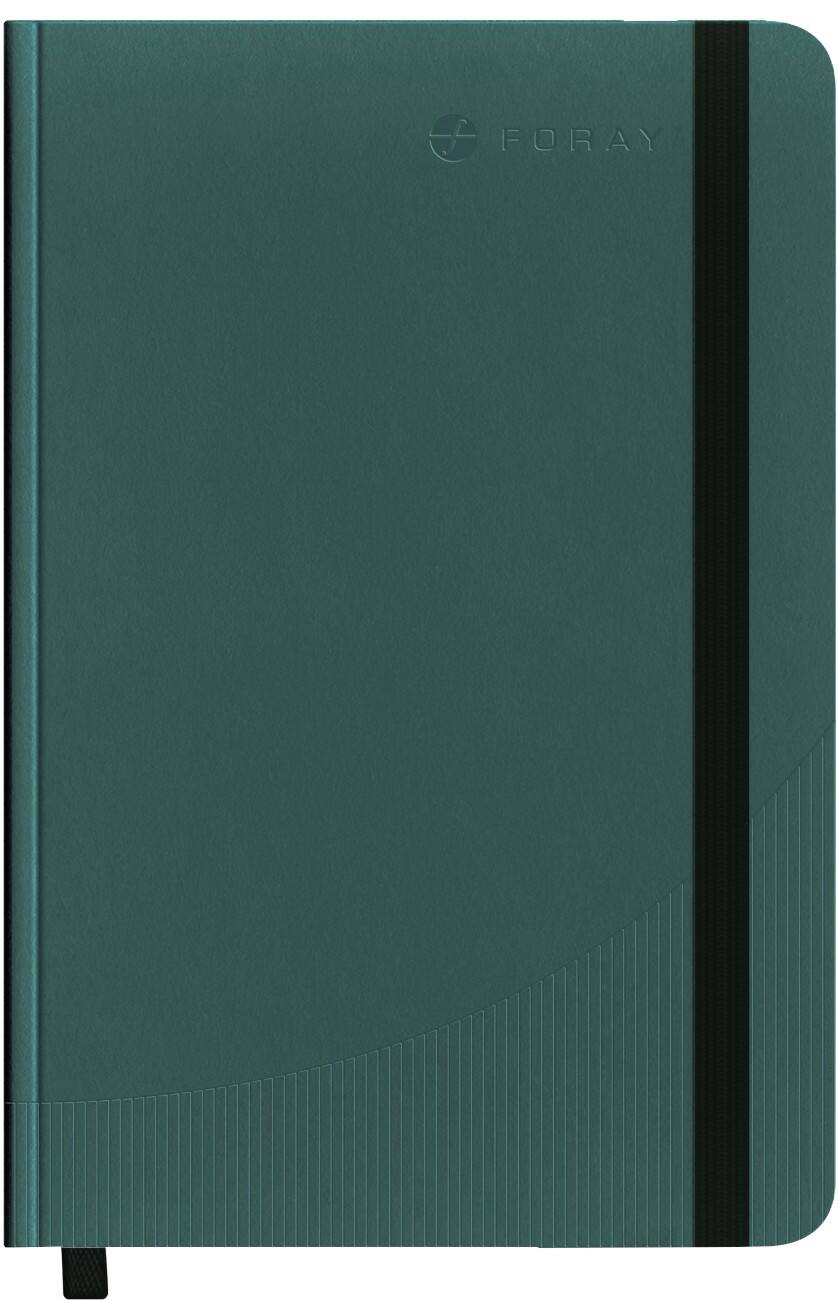 Foray Classic A4 Notitieboek Hardcover Groenblauw Gelinieerd 80 vellen