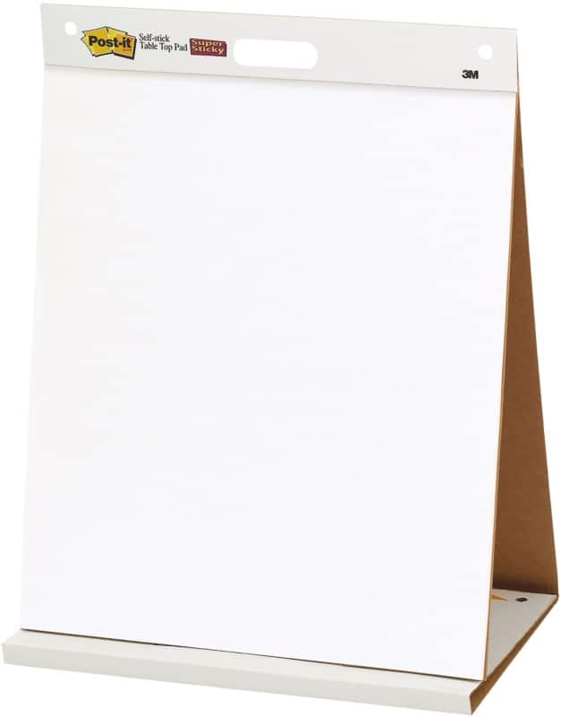 Post-it Super Sticky Flipoverblok Blanco Niet geperforeerd 50,8 x 58,4 cm Wit 20 Vellen 