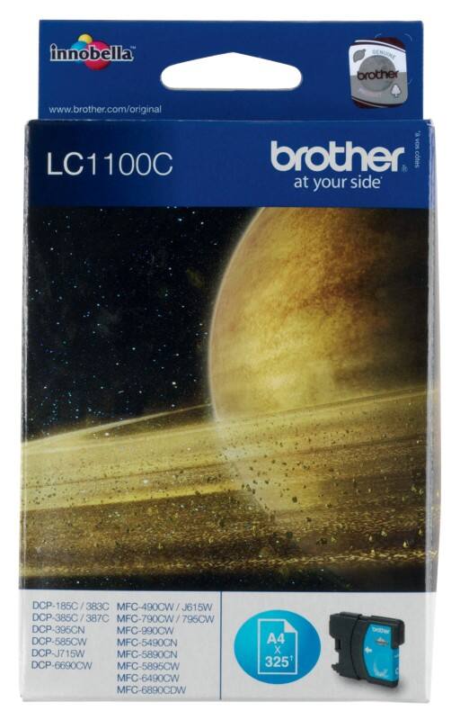 Brother LC1100C Origineel Inktcartridge Cyaan