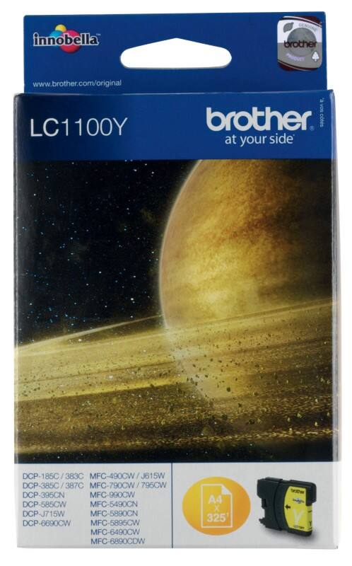 Brother LC1100Y Origineel Inktcartridge Geel