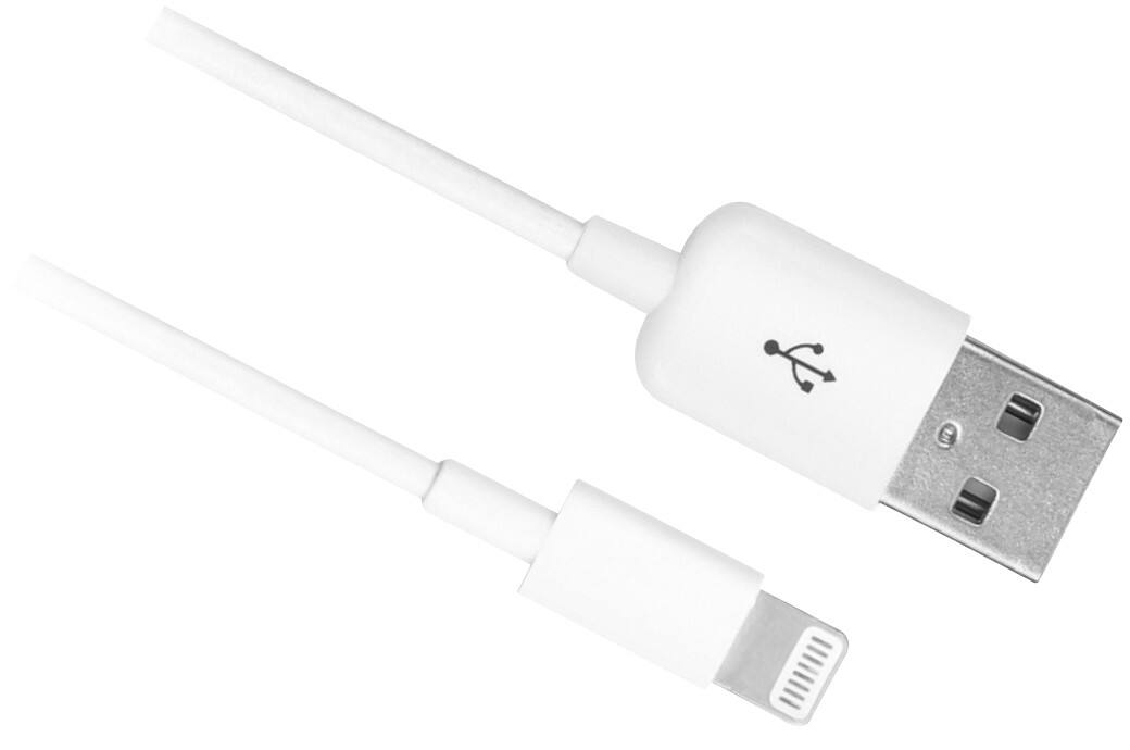 ewent Type A male kabel voor Apple Wit