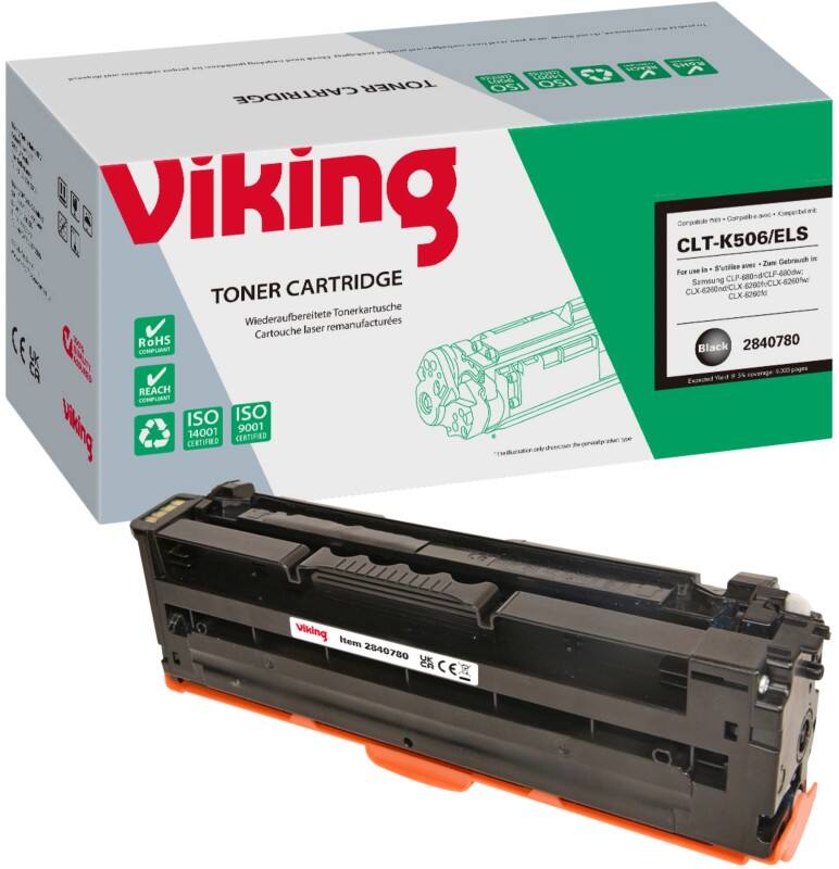 Viking CLT-K506 compatibele Samsung tonercartridge zwart