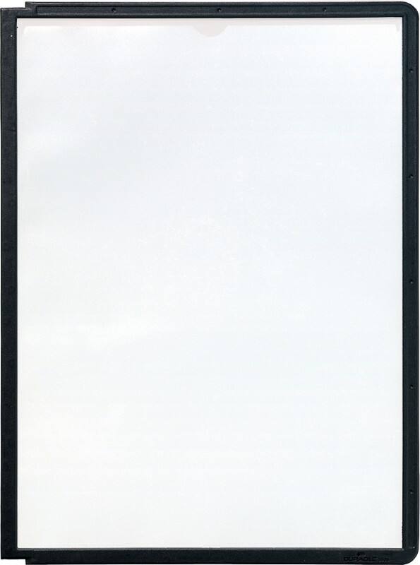 DURABLE Sherpa Zichtpaneel 5 Panelen A4 PP (Polypropeen) Zwart 5 Stuks