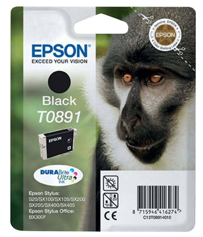 Epson T0891 Origineel Inktcartridge C13T08914011 Zwart