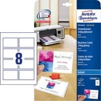 Avery Quick and Clean Visitekaartjes A4 240 g/m² Wit 25 Vellen à 8 Stuks